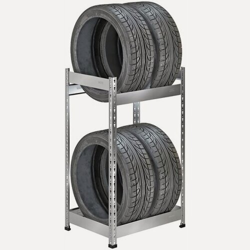 Изображение товара Стеллаж Практик SB 1153х688х525 для хранения 4 шин оцинк