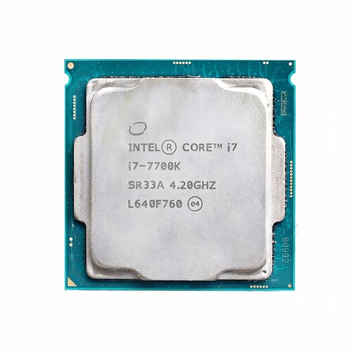 Процессор Intel Core i7-7700K (LGA1151, 4/8 до 4.5 ГГц, DDR4/DDR3L, Intel HD Graphics)