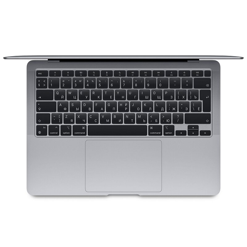 Ноутбук Apple MacBook Air 13 2020 M1 (13.3/2560x1600/8GB/256GB SSD/Apple graphics 7-core) Space Gray (MGN63RU/A) — фото 1