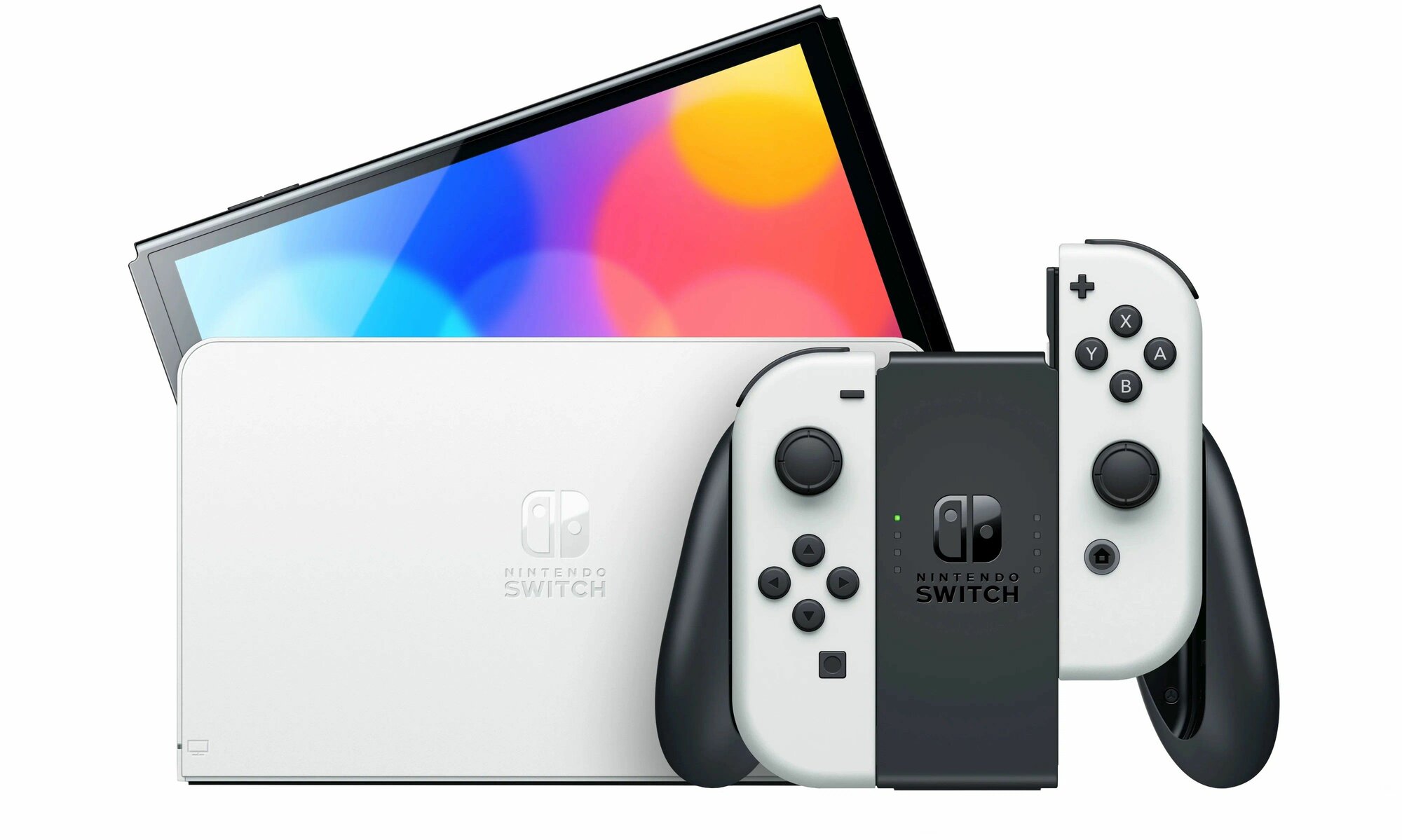 Raspberry pi 2040 Nintendo Switch Oled белая 64gb 30игр — фото 1