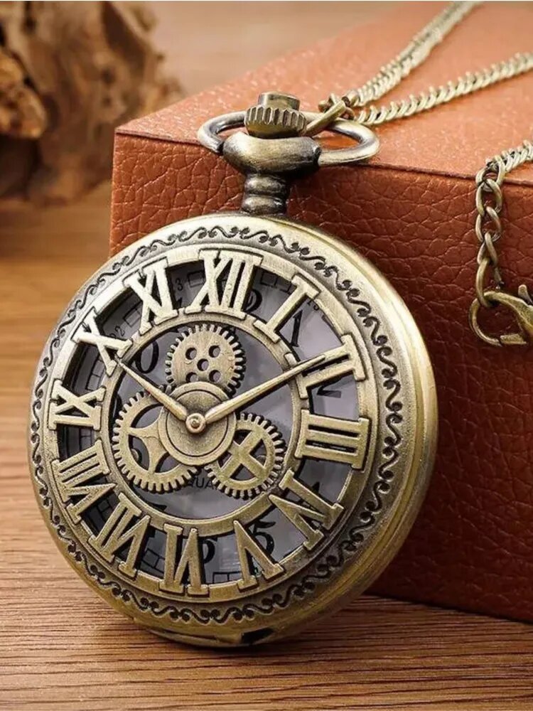 Карманные часы TIME LIDER, бронза