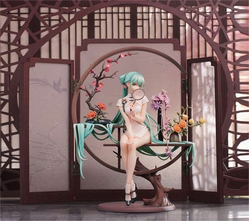 Bilibili Myethos VOCALOID Хацунэ Мику Эпоха Фигурка с бонусом Фигурка+бонус (веер),25cm