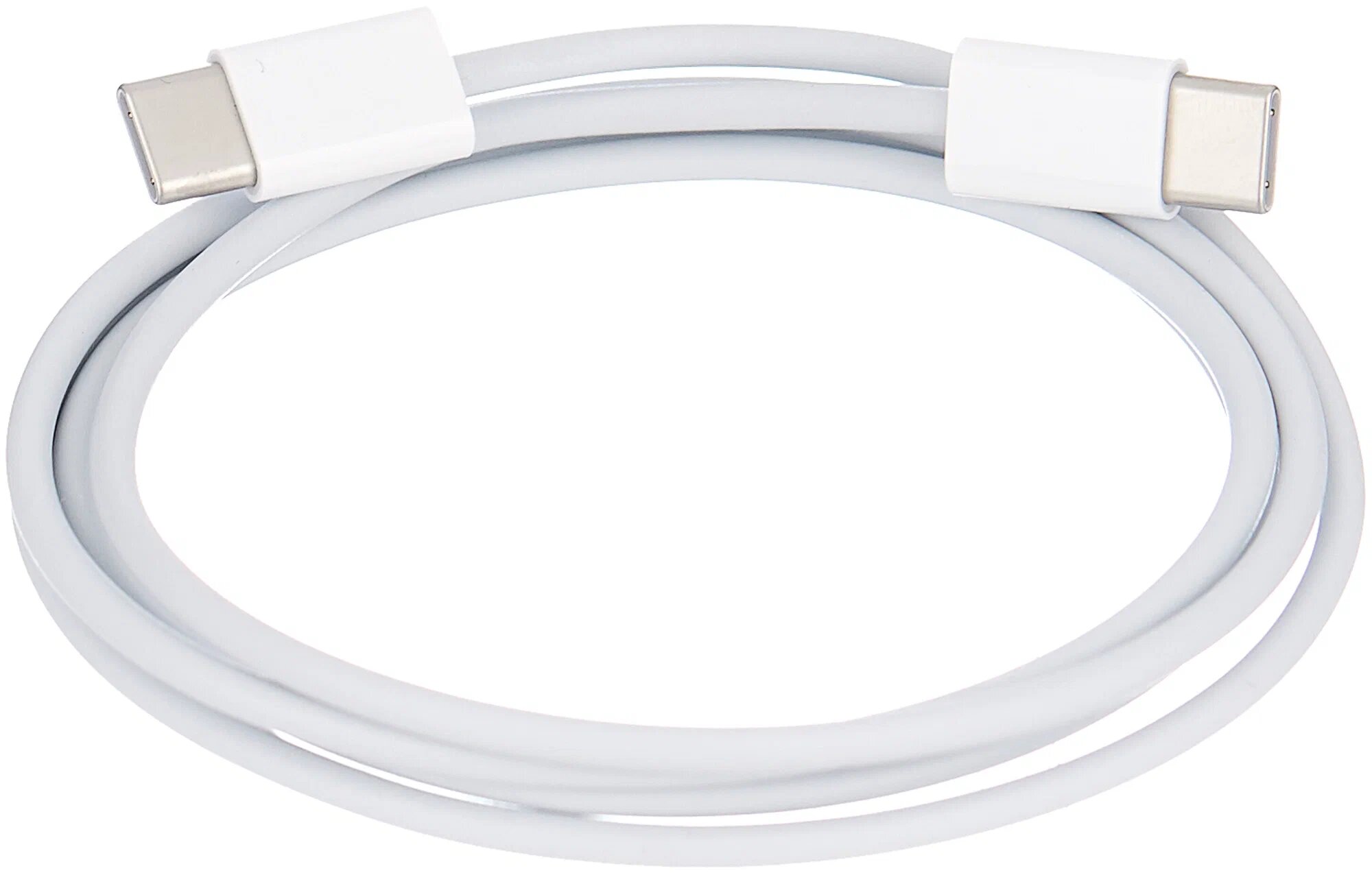 Кабель Apple USB-C to USB-C, 60 Вт, 1 метр, белый (MQKJ3/MW493) — фото 1