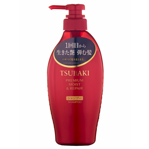 SHISEIDO TSUBAKI PREMIUM MOIST Увлажняющий шампунь для волос с маслом камелии 450 мл 1659₽
