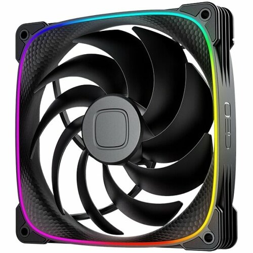 Вентилятор для корпуса Geometric Future Squama 2503B-14 Black (1F2503B114000)