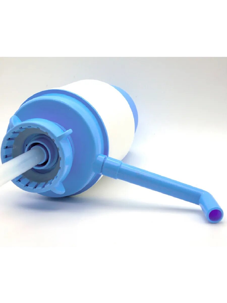 Помпа для 19л бутыли Aqua Work Дельфин Эко голубой — фото 1