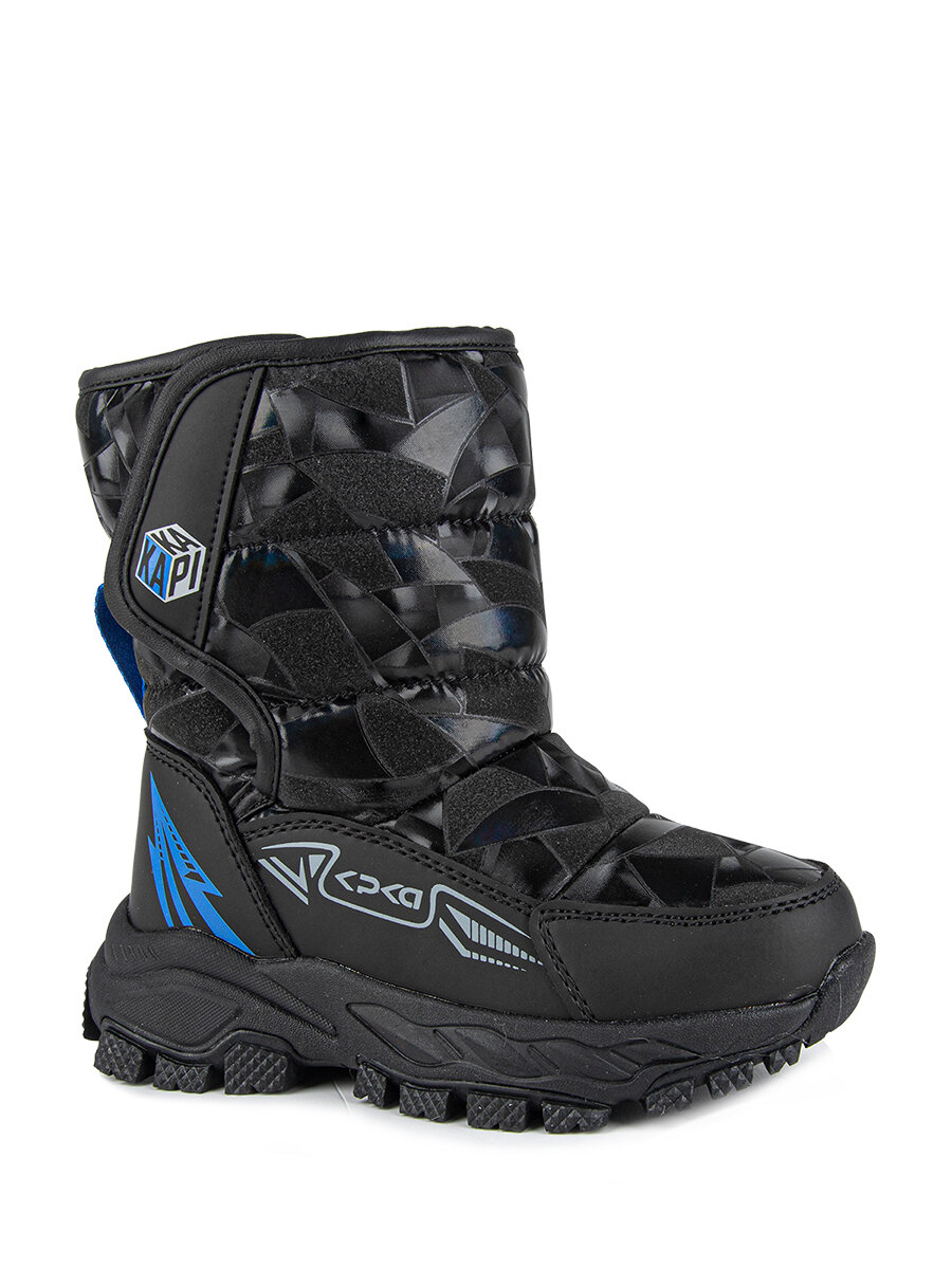 Дутики Kapika размер 26 черный/синий