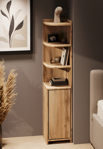 Изображение товара Стеллаж угловой дуб вотан