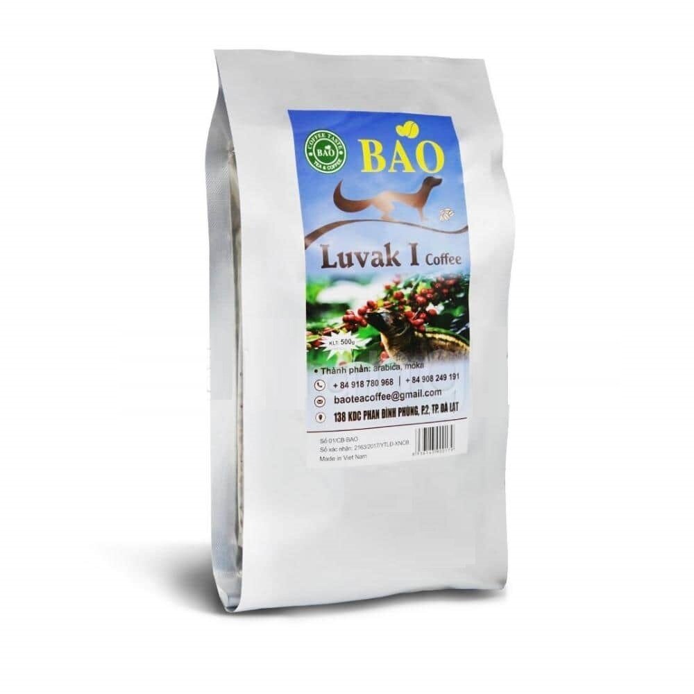 Кофе в зернах Лювак I (LUVAK I), Thuy Duong - 500г