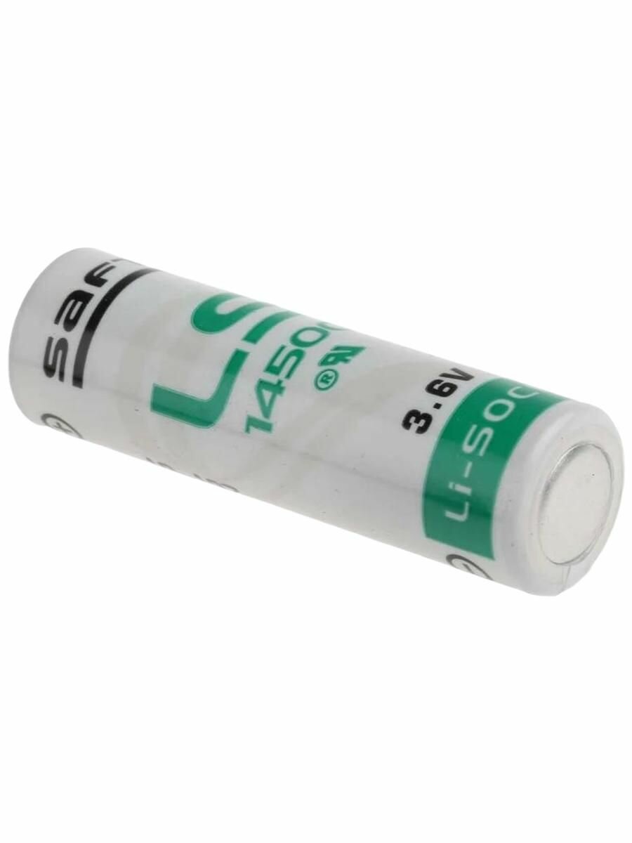 LS 14500 Saft батарейка 3,6 V для систем ночного видения, метеостанций, теплосчётчиков, извещателей, датчиков охранно-пожарной сигнализации — фото 1