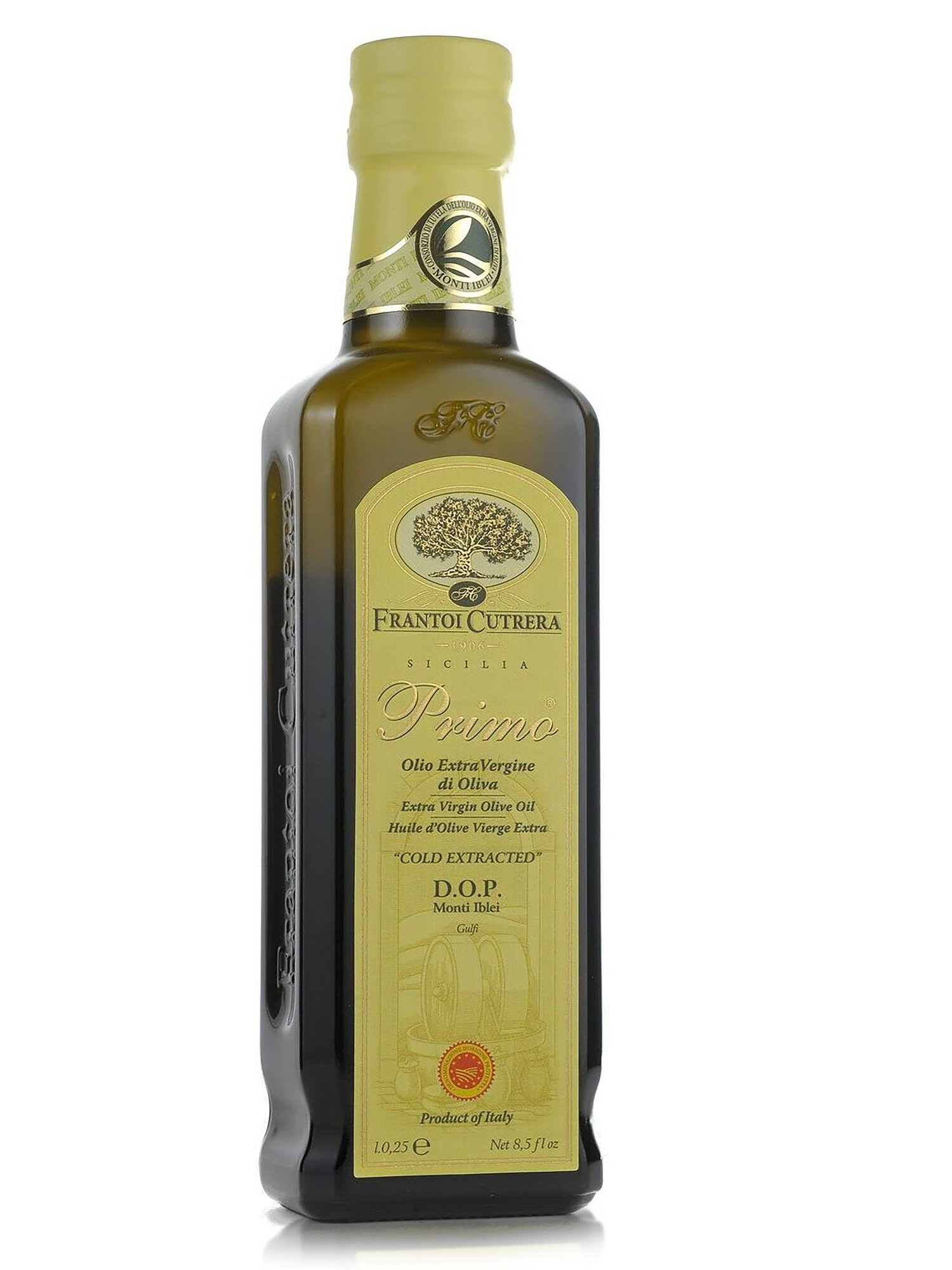 Масло оливковое Frantoi Cutrera Extra Vergine Primo DOP Monti Iblei, 250 мл