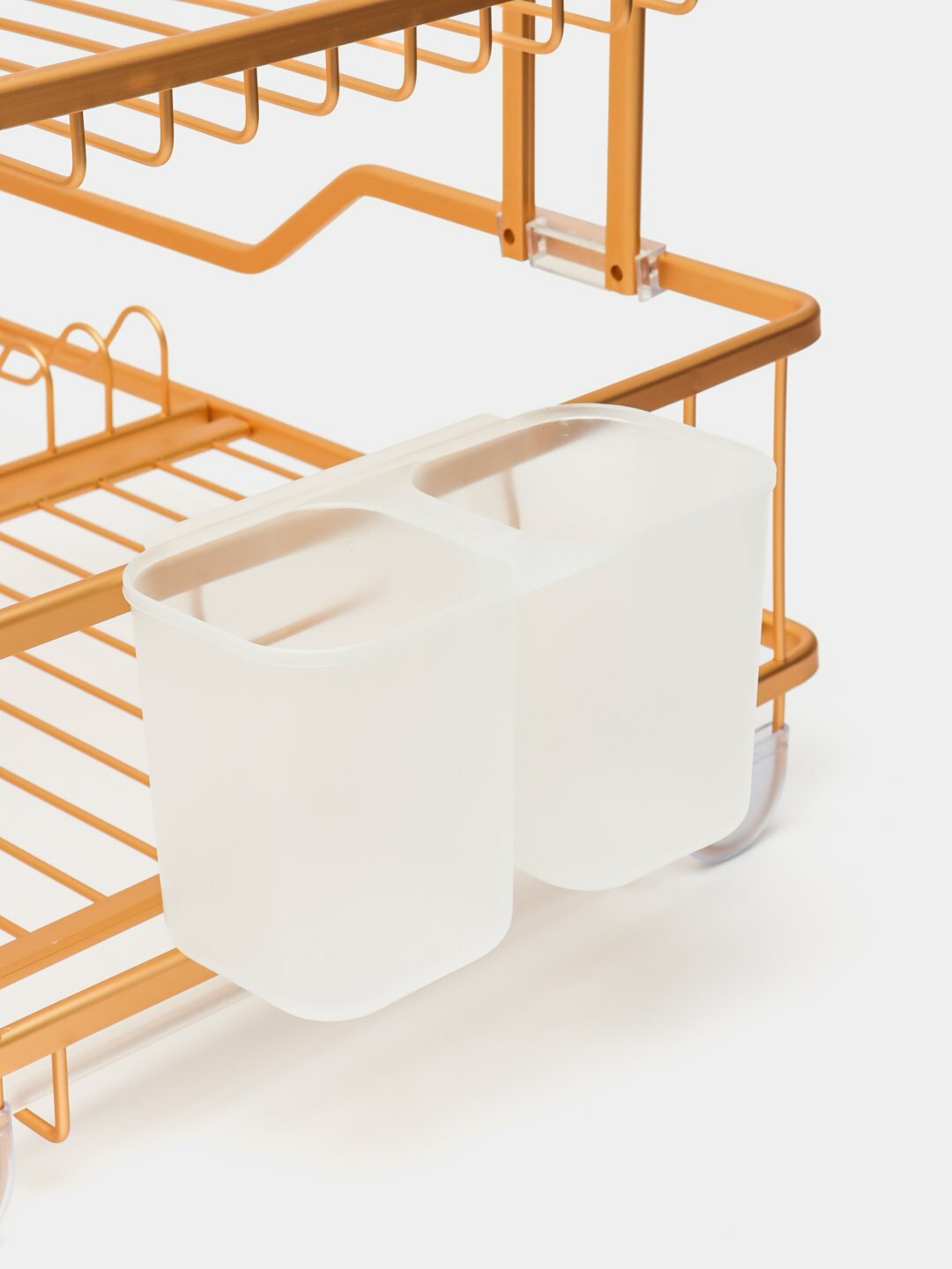 Сушилка для посуды "Без бренда", настольная, 2 яруса, с поддоном — фото 1