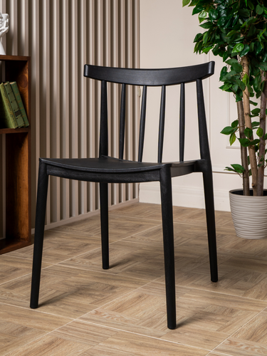 Изображение товара Стул садовый Royal Family KAI из пластика, черный