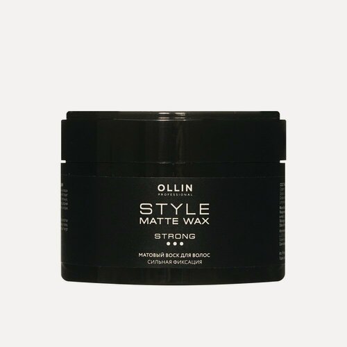 Изображение товара Воск Ollin Professional Style " матовый " для укладки волос , сильной фиксации 50г