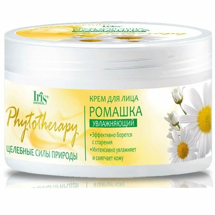 Iris Крем для лица PHYTOTHERAPY Ромашка увлажняющий 180 мл
