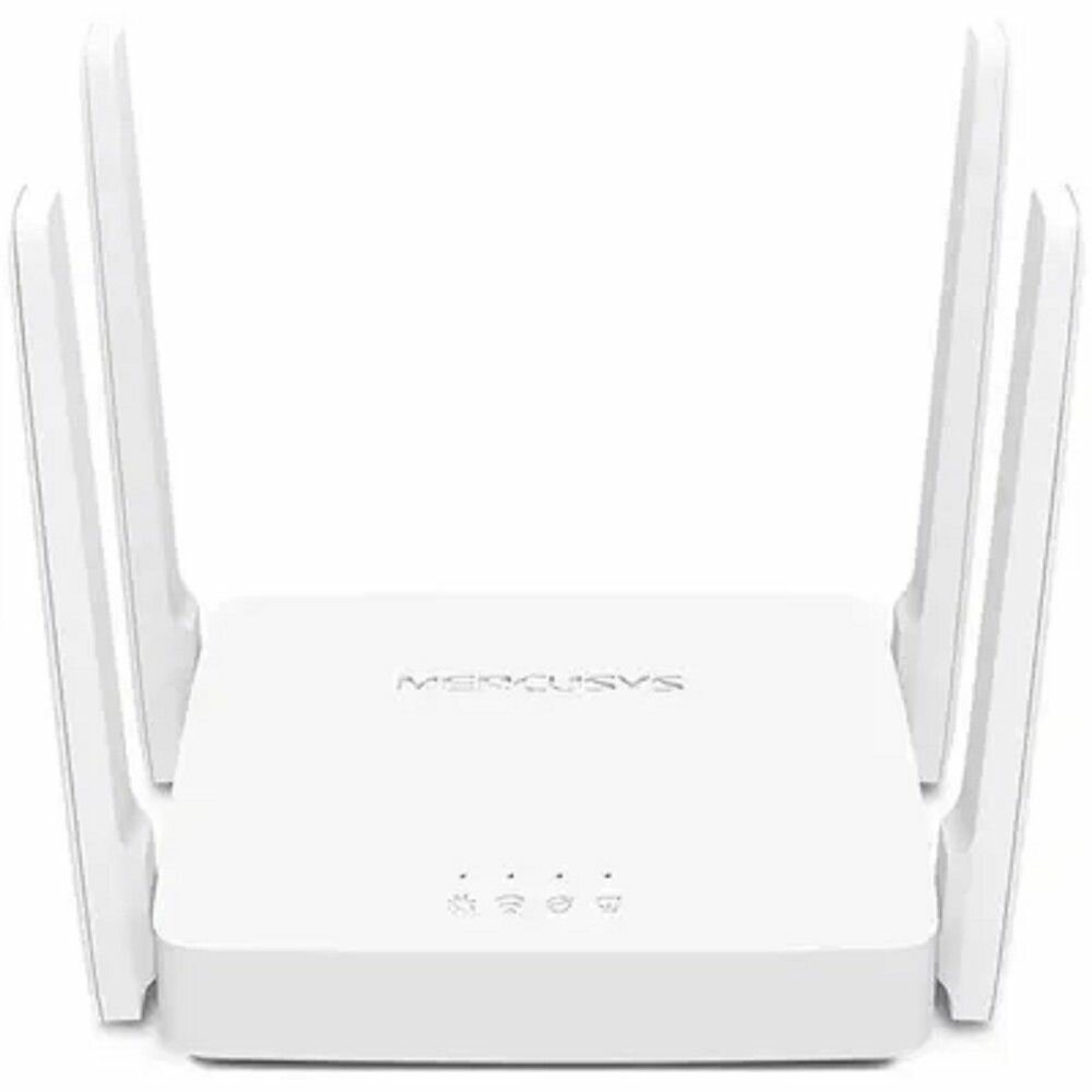Wi-Fi Роутер Mercusys AC10, AC1200, 3xRJ45 100Мбит/с, режим роутер/ретранслятор, двухдиапазонный