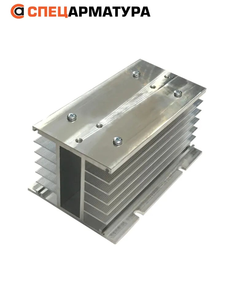 Радиатор для трехфазного твердотельного реле овен РТР 036, алюминиевый