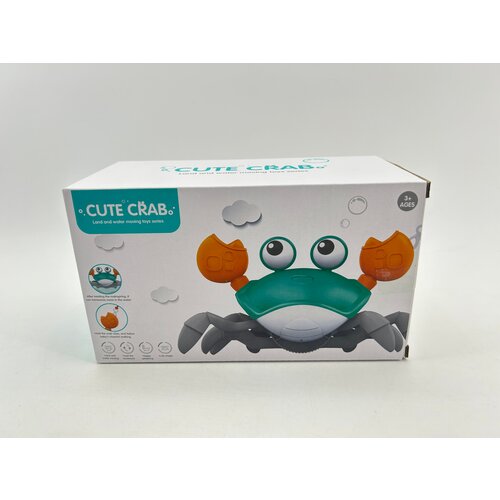 Развивающая игрушка Qi Chen Toys Плавающий краб, голубой