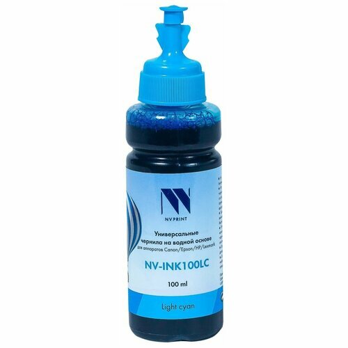 Чернила NV-INK100PGM Light Cyan универсальные пигментные для аппаратов Epson (100ml) (Китай)