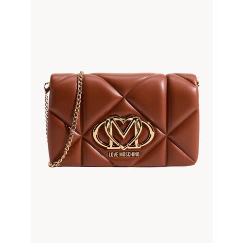 Сумка кросс-боди LOVE MOSCHINO фактура гладкая коричневый 13994₽