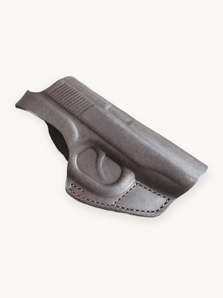 Поясная формованная кобура, натуральная кожа.