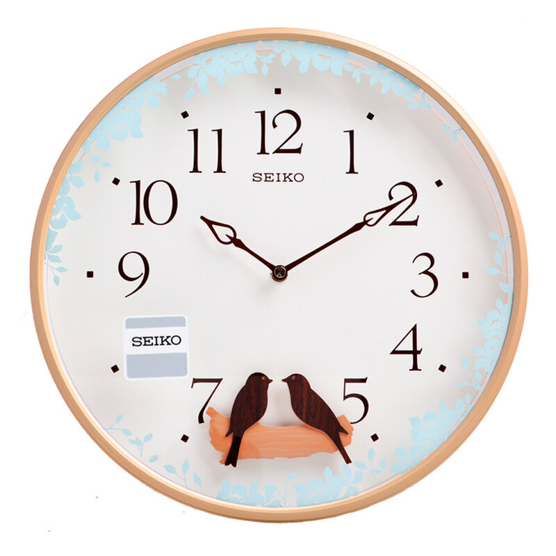 Seiko Настенные часы SEIKO QXC237ZN с подвижными птичками
