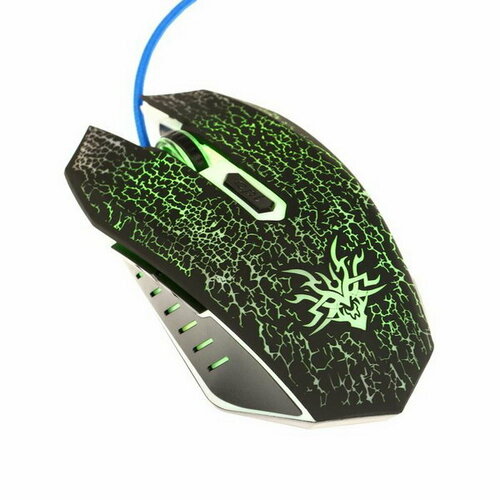 Мышь BlackOut M03 игровая проводная 6 кнопок подсветка 3200 dpi USB чёрная 94000₽