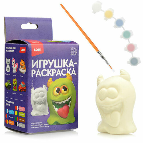 Игрушка-раскраска Монстрик 3D Art. игрушка раскраска 3d art новогодний мишка