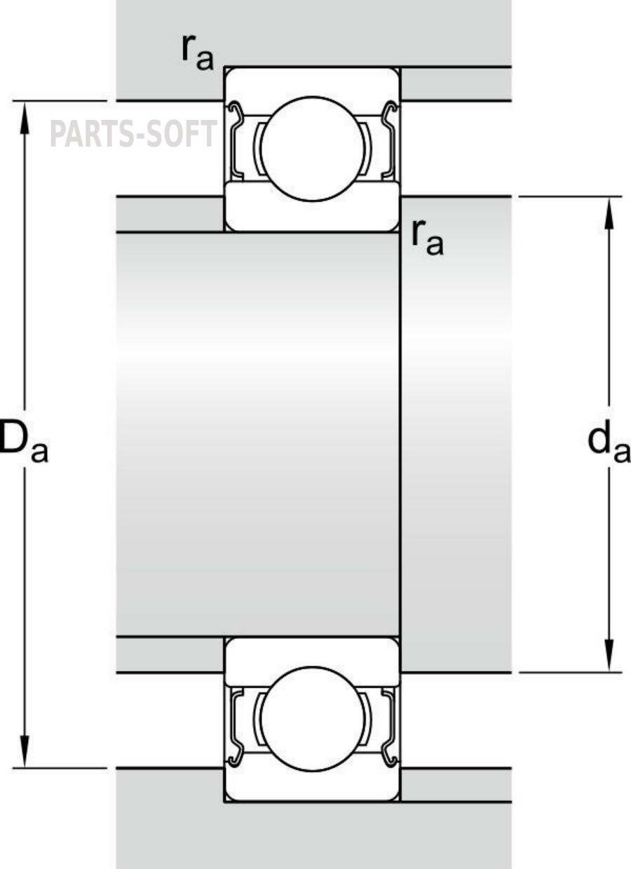 SKF 16100-2Z Подшипник 28/10/8 шариковый