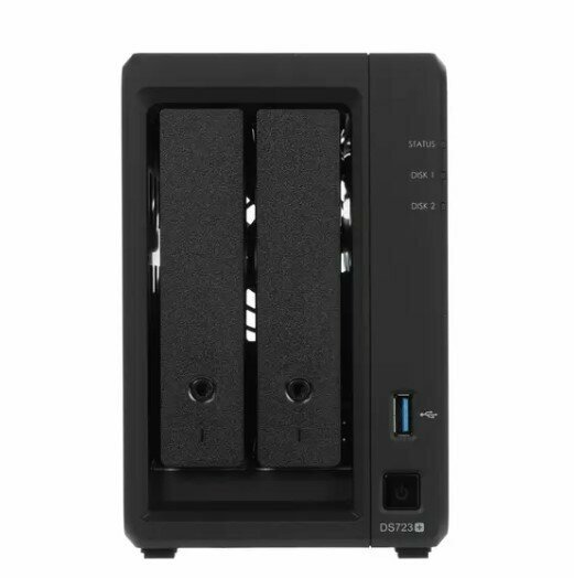 Сетевой накопитель Synology 2x3.5”/2.5" SATA, 2xNVMe, USB3.2Gen1, eSATA, 2xUTP Gigabit, без HDD - фото №7