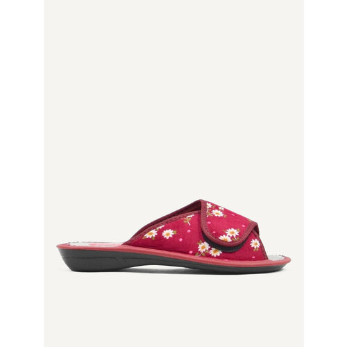 Тапочки melitta shoes, размер 39, бордовый