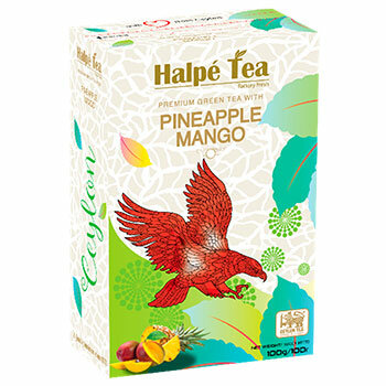 Чай зеленый со вкусом манго и ананаса LOOSE GREEN TEA PINEAPPLE & MANGO 100г HALPE TEA