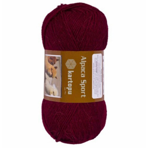 5 Мотоков Пряжа Kartopu ALPACA SPORT 60% Акрил, 20% Шерсть, 20% Шерсть альпаки 100 гр. - 260 м. цвет - 105