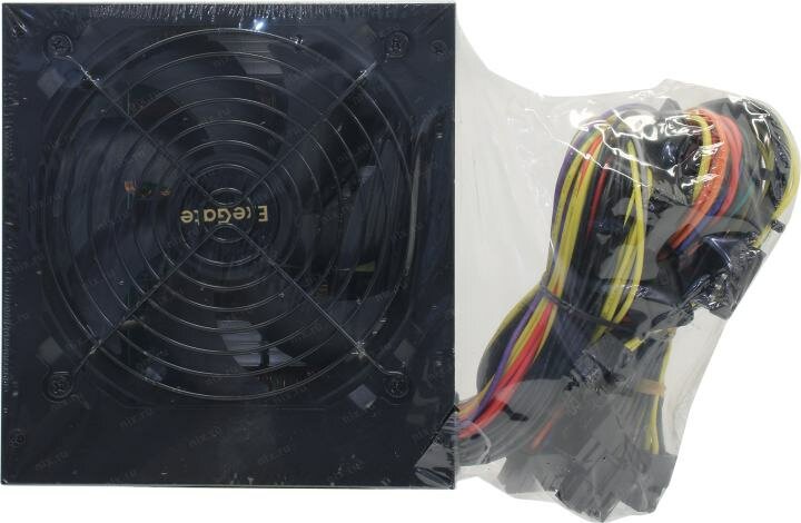 Блок питания ATX Exegate EX259605RUS 700W, black, 12cm fan, 24p+4p, 6/8p PCI-E, 3*SATA, 2*IDE, FDD - фото №17