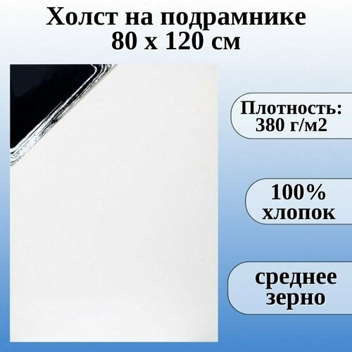 Холст на подрамнике SoulArt хлопок 380 гр 80 x 120 см 3111₽