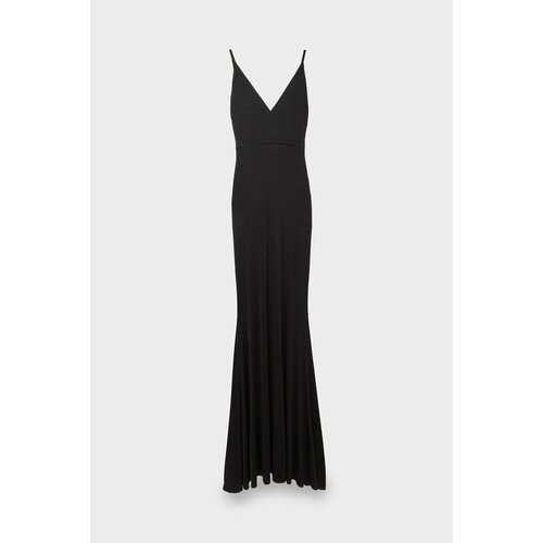 Платье New Arrivals, размер 44, черный shein bae весеннее вечернее атласное платье без бретелек с v образным вырезом и открытой спиной синий
