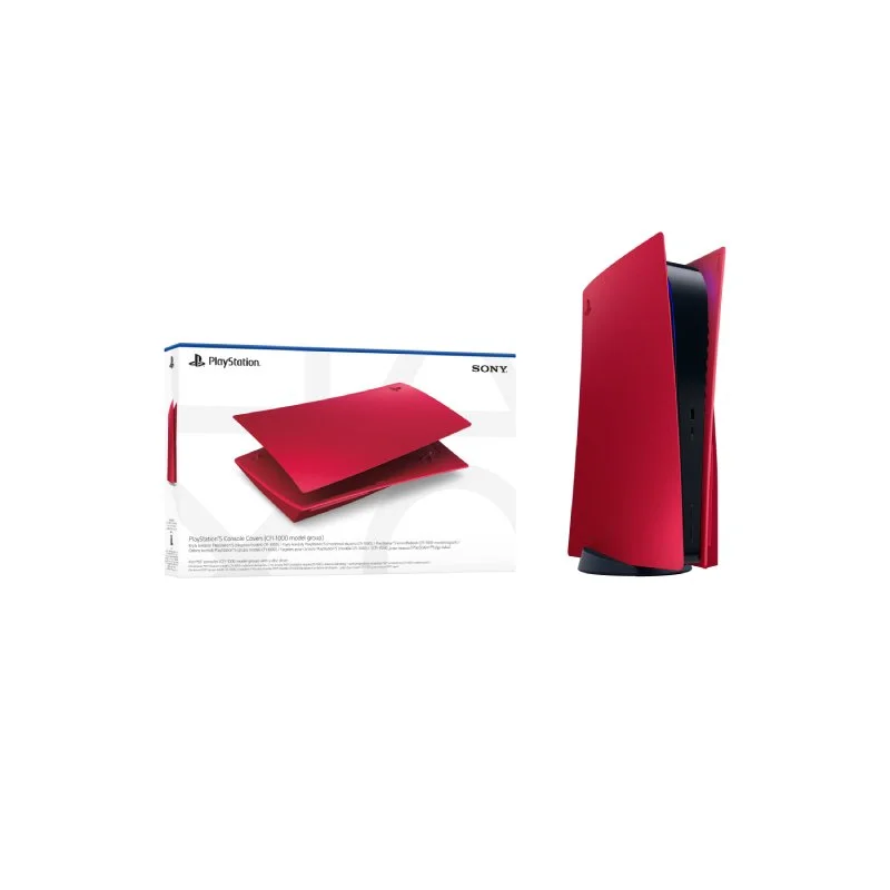 Съёмные боковые панели для Sony PlayStation 5 (Volcanic Red) - Вулканический красный