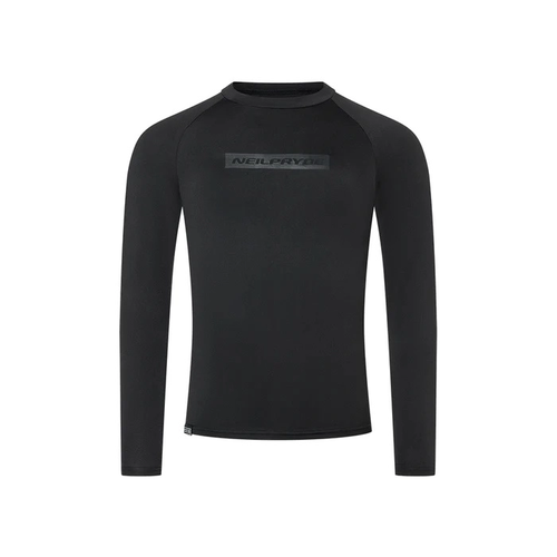 фото Гидромайка, рашгард мужской для серфинга, сап борда, водного спорта neilpryde rise rashguard l/s c1, черный, размер xl