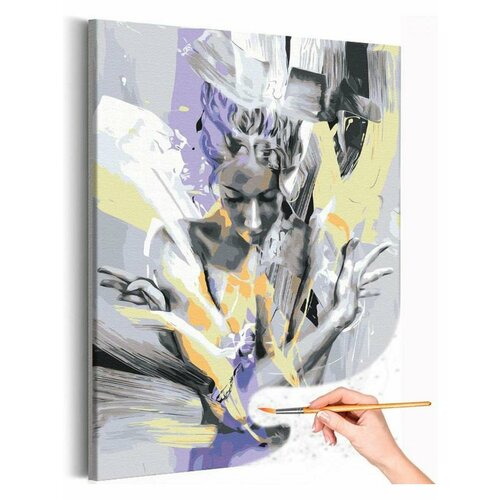 Девушка в неге Абстракция Любовь Раскраска картина по номерам на холсте 40х50