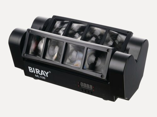 Изображение товара ML10B Моторизированный прожектор смены цвета (колорчэнджер) паук, RGBW, 8х4Вт, Bi Ray