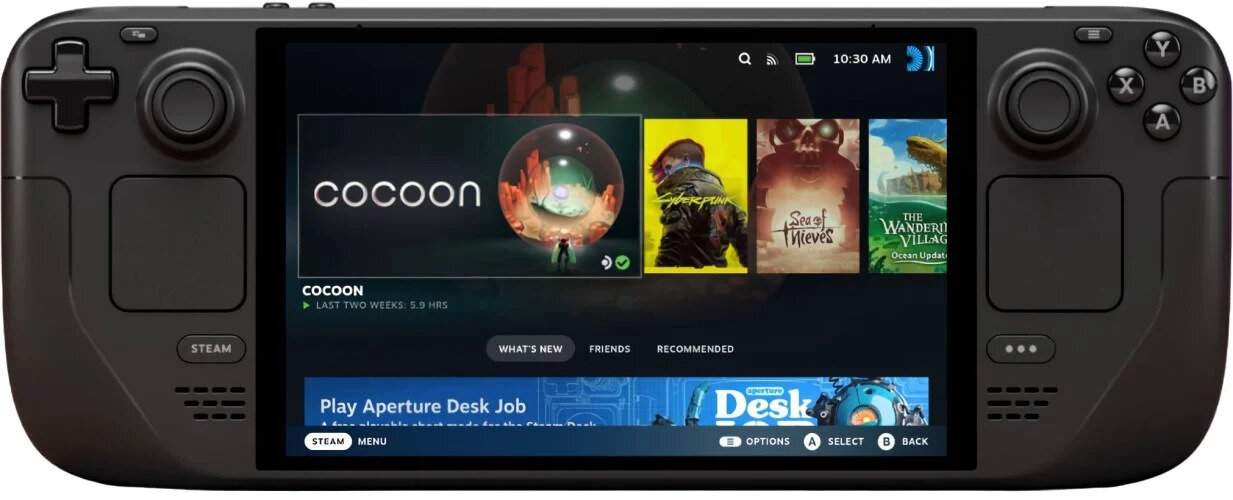 Игровая консоль Valve Steam Deck OLED 16/1Tb, черный