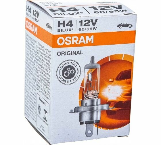 Лампа галогенная OSRAM ORIGINAL LINE 12V H4 60/55W