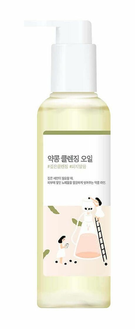 Питательное гидрофильное масло с чёрной соей Round Lab Soybean Cleansing Oil