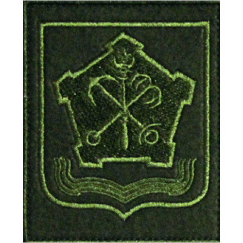 Нашивка шеврон вышитый офисный Западный Военный Округ на липучке полевой уставной 350₽