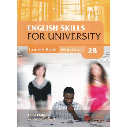 English Skills for University Level 2B Combined CB and WB + 3CD 2 книги обучающие цифры на английском языке волшебная тетрадь для практики детская тетрадь для каллиграфии письма детская английская на