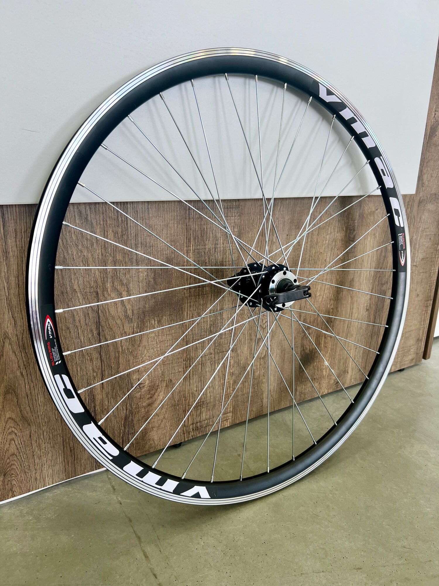 фото Колесо 29" MTB двойной обод заднее, пром. подшипник, под дисковый тормоз, под кассету