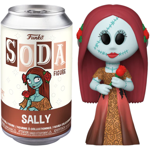 Фигурка: Кошмар перед рождеством: Sally виниловая фигурка soda fig в банке газировки