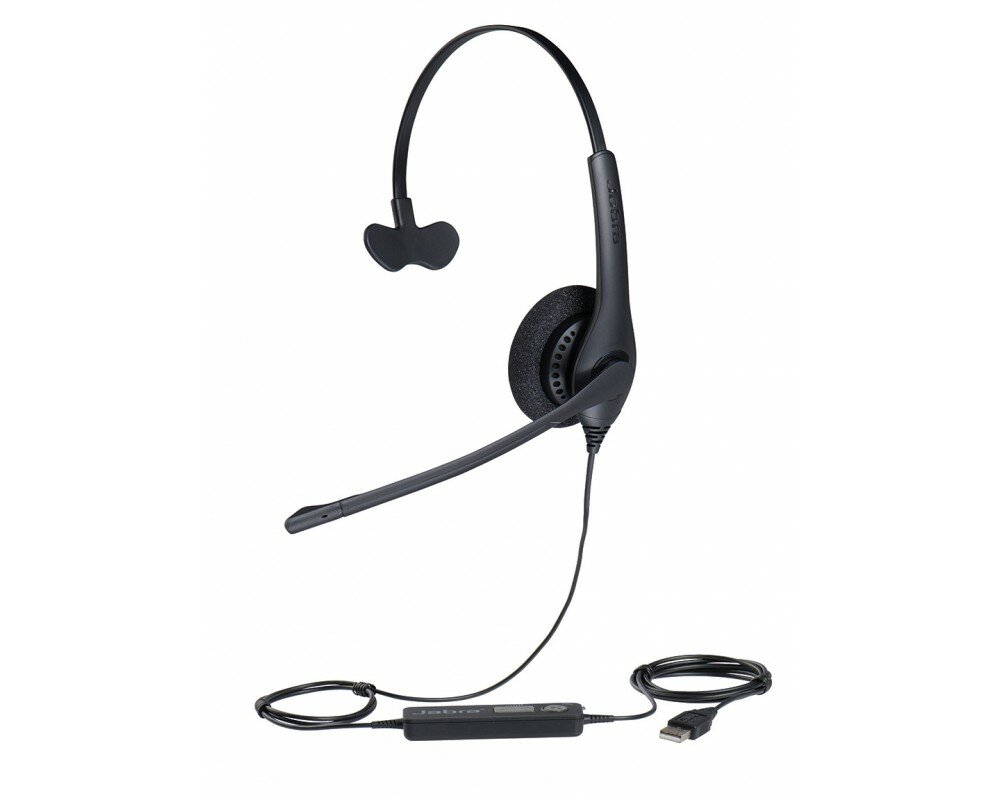 Проводные наушники Jabra BIZ 1500 Mono USB, черный