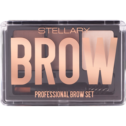 Набор для бровей Stellary тон 02 Brunet 275г 1152₽