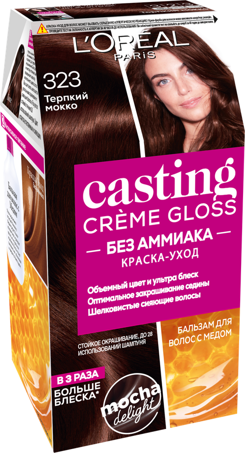 Краска для волос L’Oreal Paris Casting Creme Gloss тон 323 Терпкий Мокко